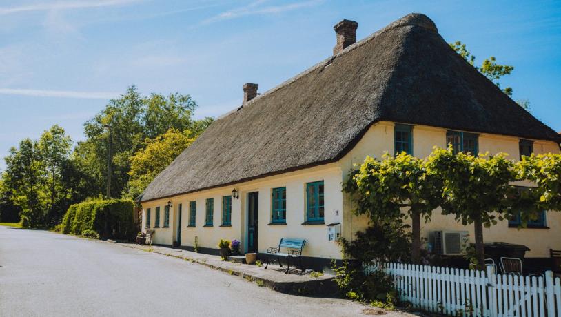 Landsbyen Bregninge på Ærø