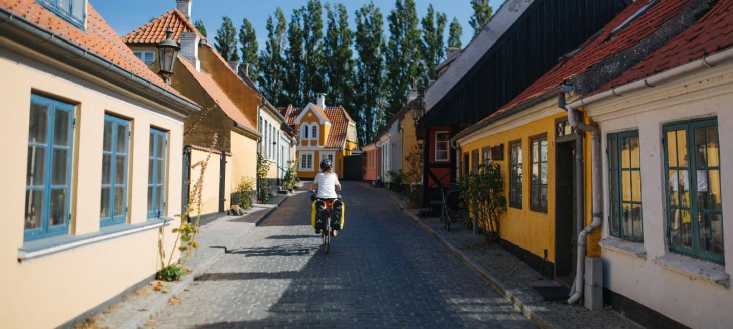 På cykel i Ærøskøbing