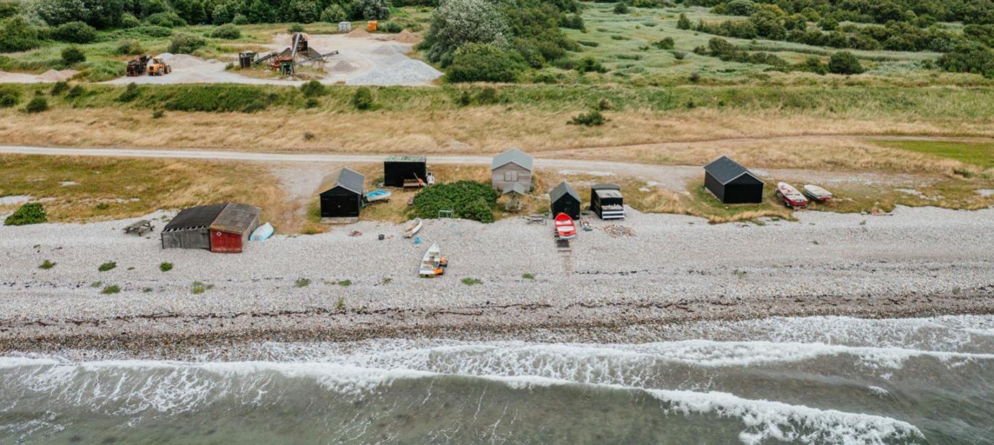 Fiskerhuse, Søby, strand, natur, forår, sommer, efterår, 