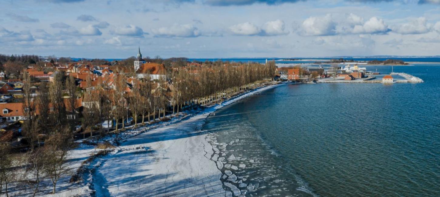 Vinter i Ærøskøbing på Ærø