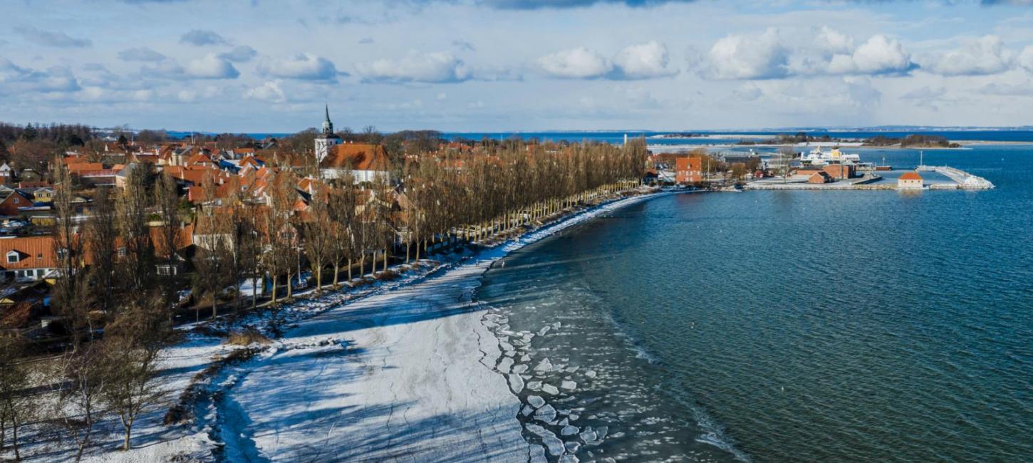 Vinter i Ærøskøbing på Ærø