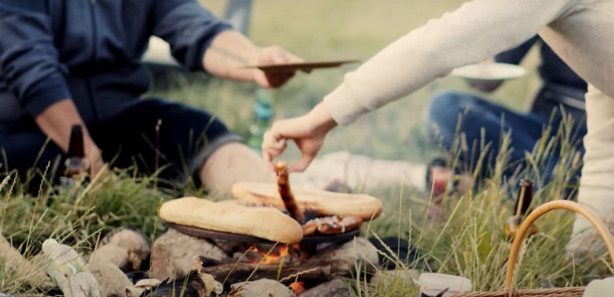 Påske, mad, bål, strand, sommer, forår, sensommer