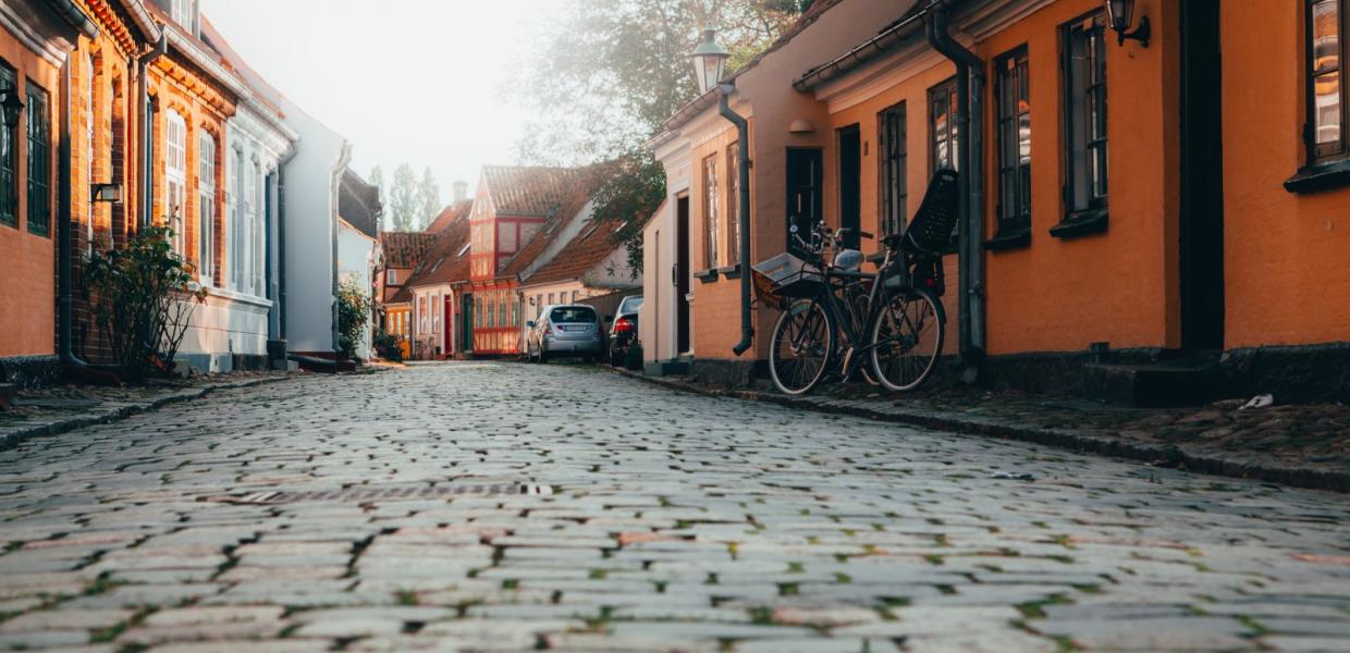 Efterår i Ærøskøbing på Ærø