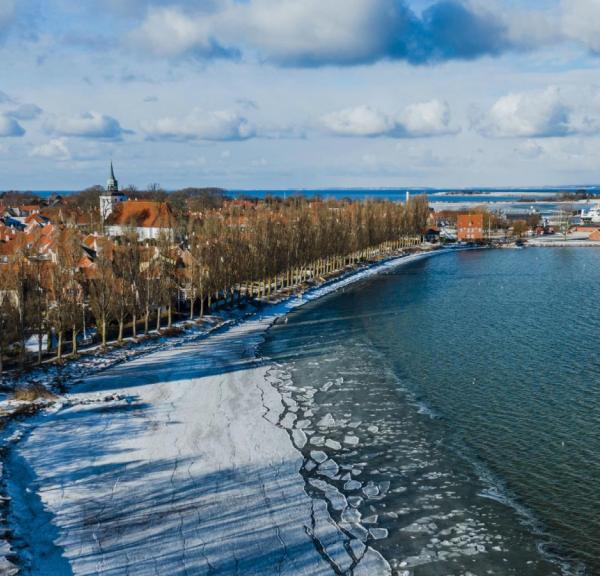 Vinter i Ærøskøbing på Ærø
