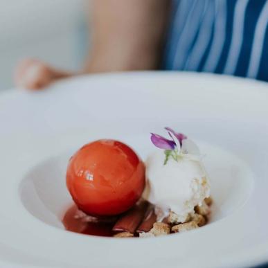 Dessert på Arnfeldt