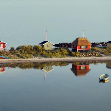 Badehuse på Eriks Hale