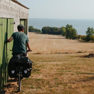 På cykel ved Bølgemose