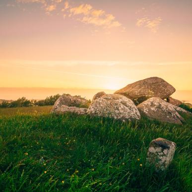 Oldtidsminder ved Lindsbjerg på Ærø