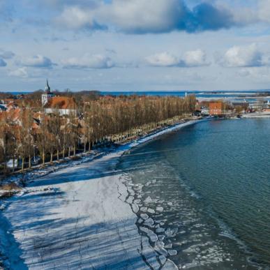Vinter i Ærøskøbing på Ærø