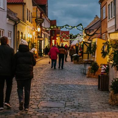 Julemarked i Ærøskøbing på Ærø