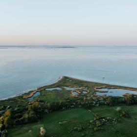 Næbbet, natur, sommer, solnedgang, lystsejlads, lystsejler, søby