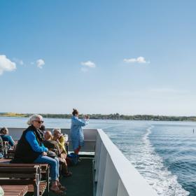 Ferien på Ærø starter ofte ombord på en af øens 5 færger.