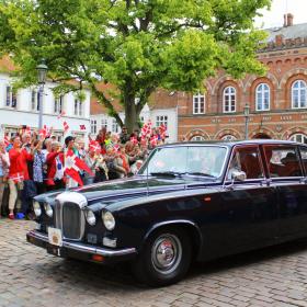 Royalt besøg på Ærø 2014